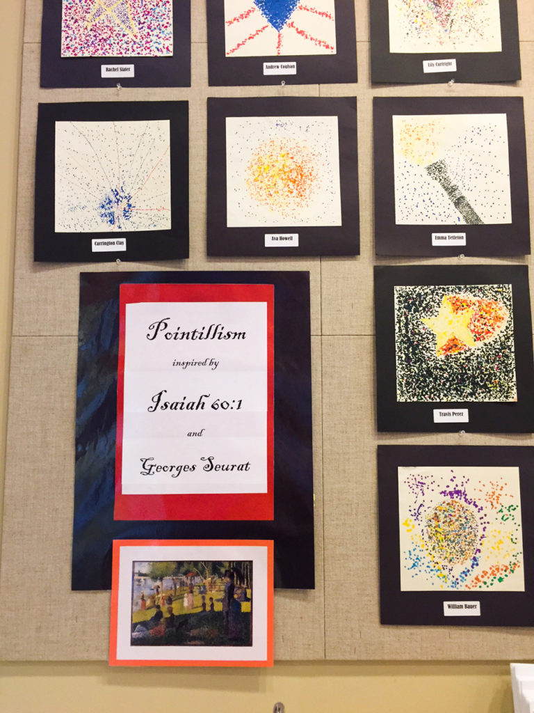 Art class students to learn pointillism, Lifestyles